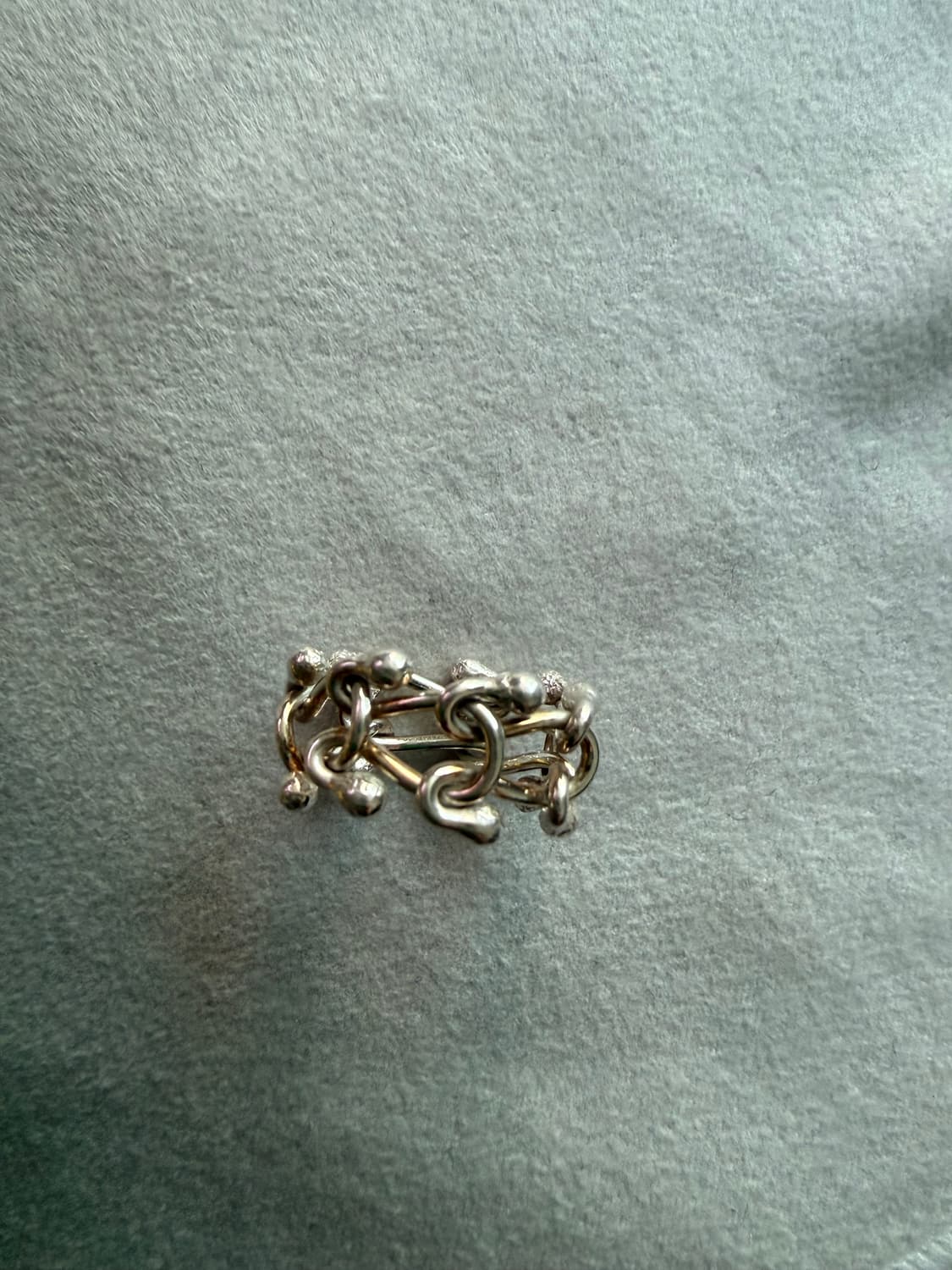 샵아모멘토 반야순다리 Link Ring / Skinny, Silver 7 상품이미지7