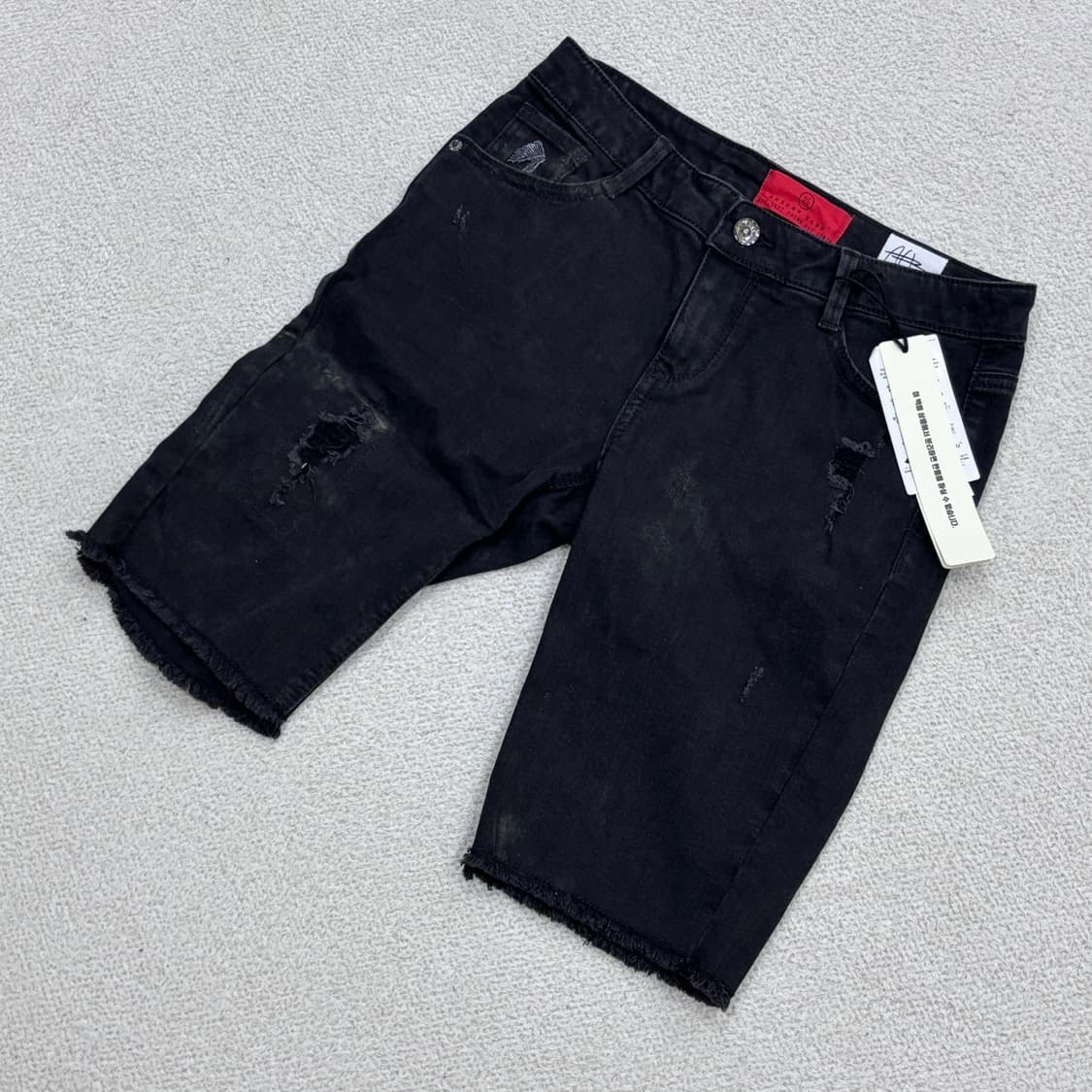 26 앤드류허쉬 인디언 하프 데님 팬츠 0330E 상품이미지1