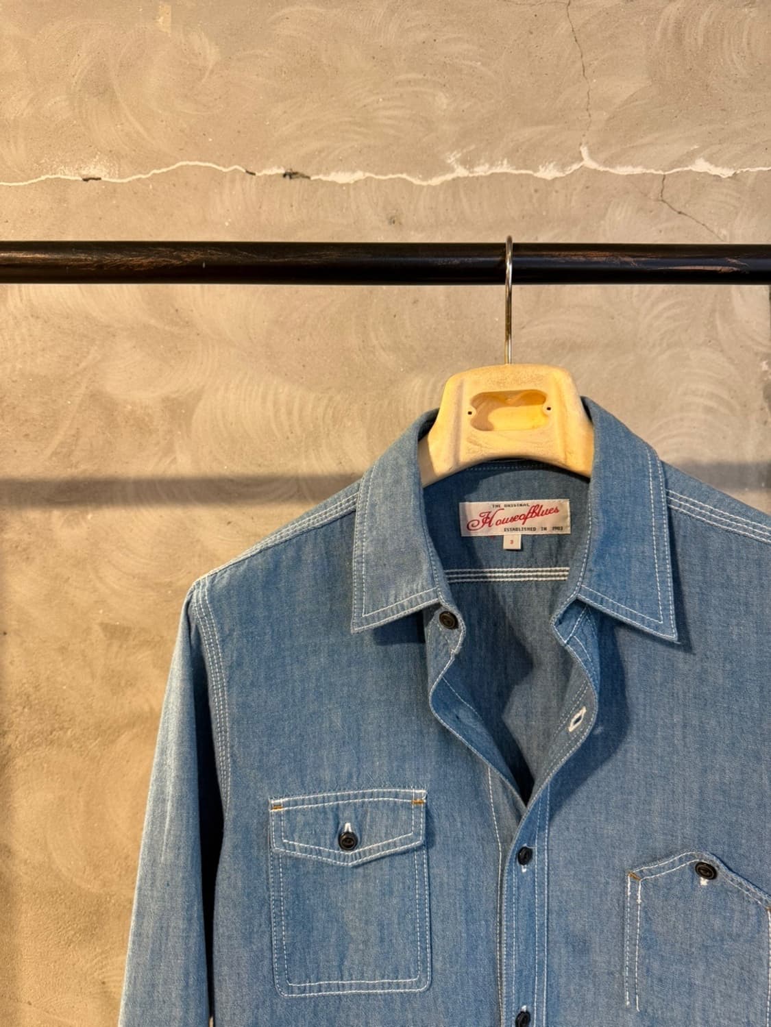 하우스 오브 블루스 워크셔츠 슬림100 상품이미지2