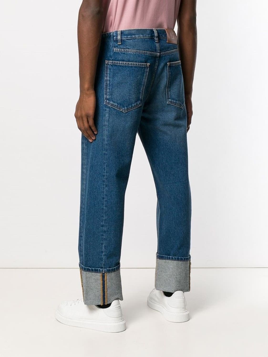 발렌티노 스트레이트 핏 턴업 진 30 상품이미지7