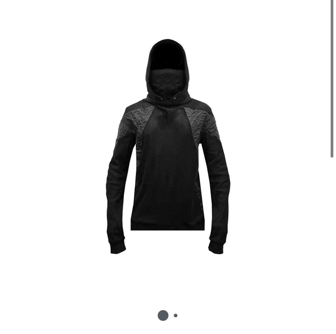 카르넷아카이브 매쉬 터틀넥 후드 상품이미지1