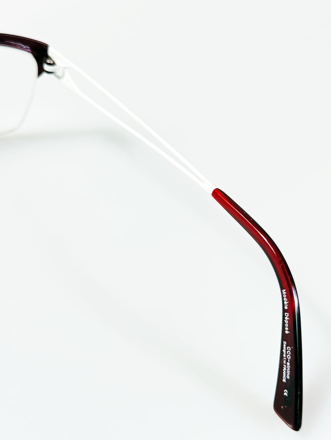 스페인제 EL NINO 반무테 메탈 캣아이 빈티지 안경 상품이미지6