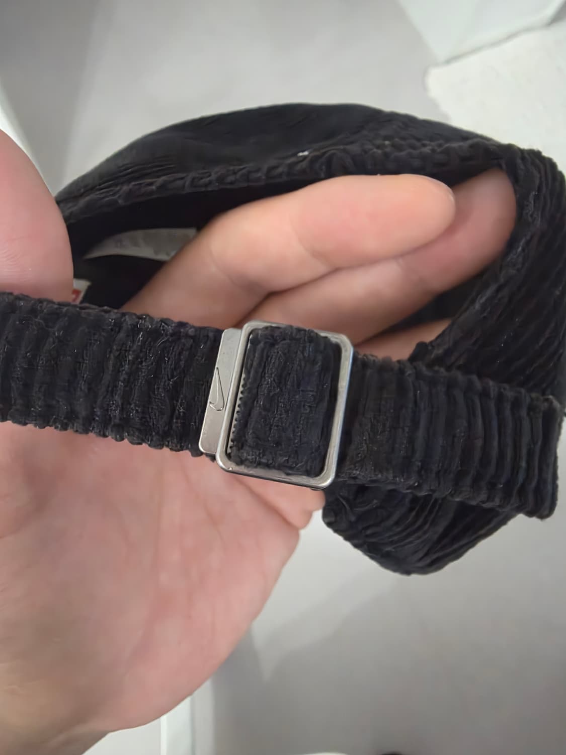 슈프림 x 나이키 아크 코듀로이 6-패널 캡 블랙 - 22SS 상품이미지8