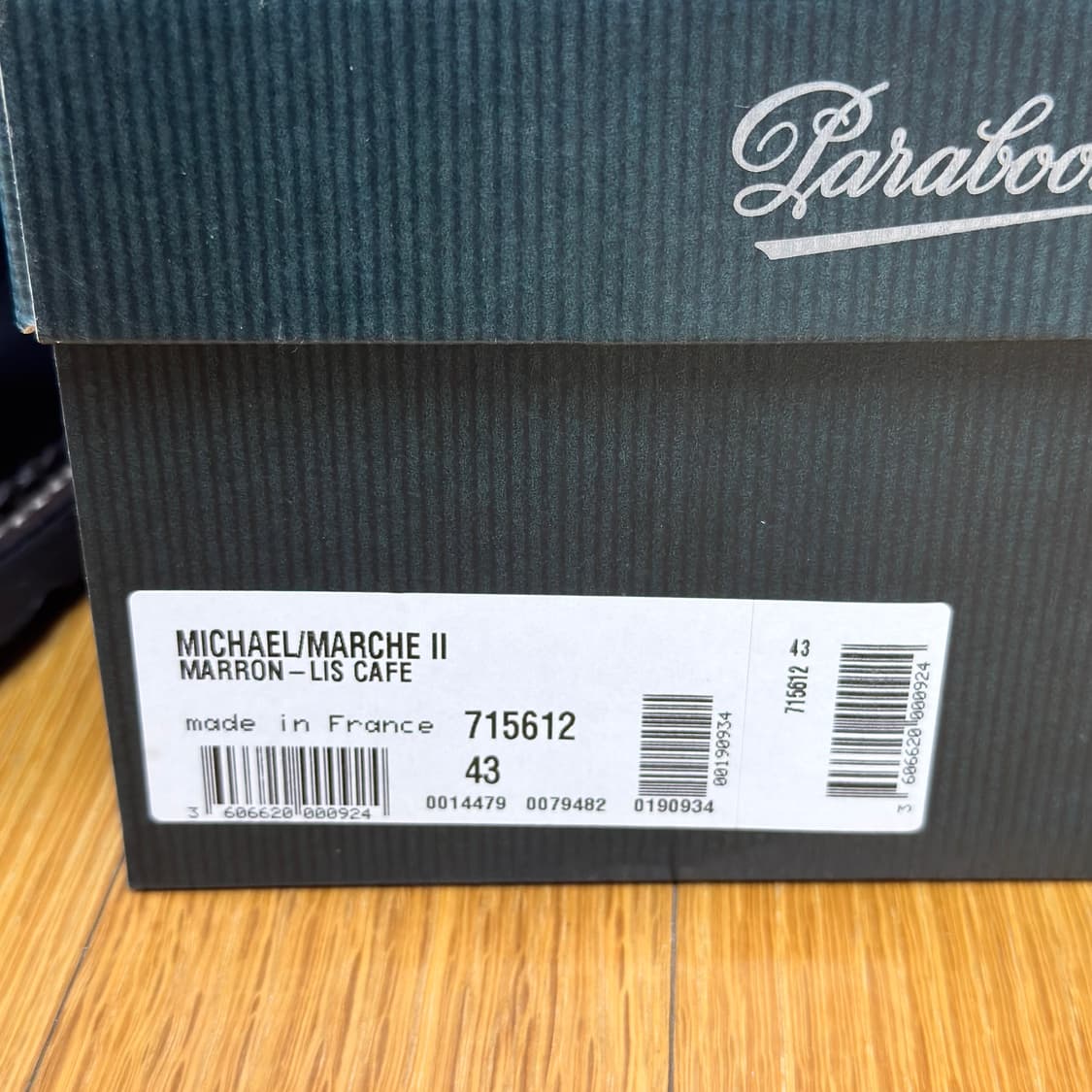 파라부트 미카엘 블랙 43 인증서 및 풀박스 상품이미지5