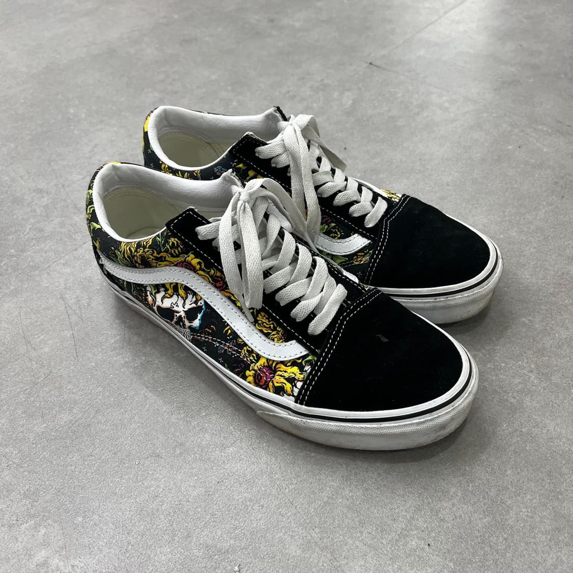 반스 올드스쿨 스컬 그래픽 스니커즈 신발 상품이미지2