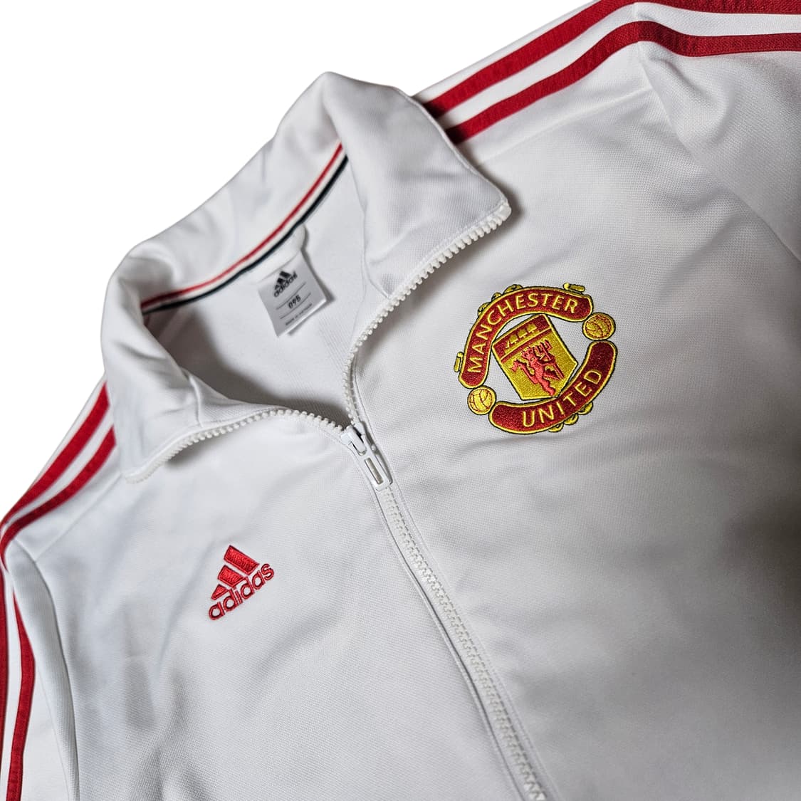아디다스 맨유 트랙 자켓 화이트 (M) 상품이미지2