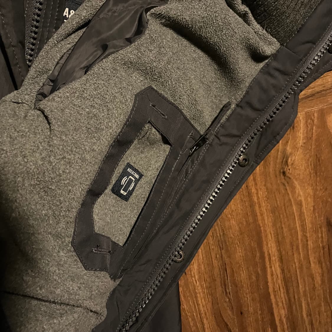 아베크롬비 앤 피치 빅 후드 자켓 그레이 상품이미지6