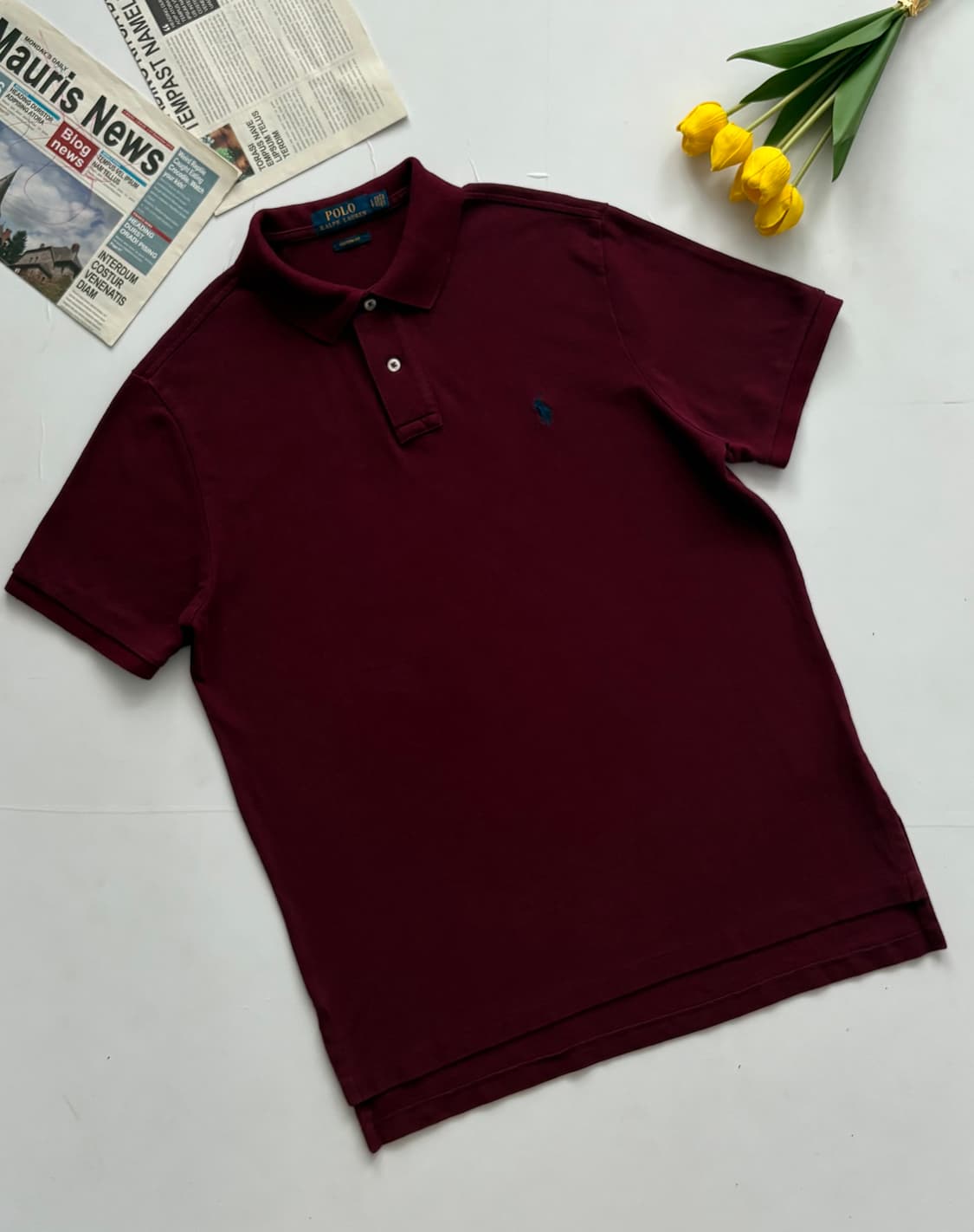 Polo 폴로랄프로렌 버건디 PK 카라티 상품이미지1