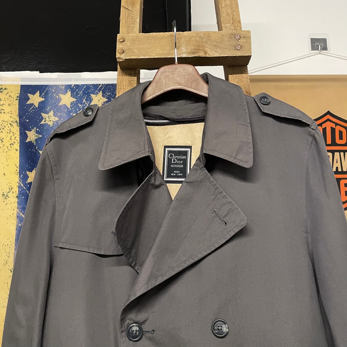 크리스찬 디올 무슈 내피 트렌치 코트 하이엔드 명품 코트 상품이미지3