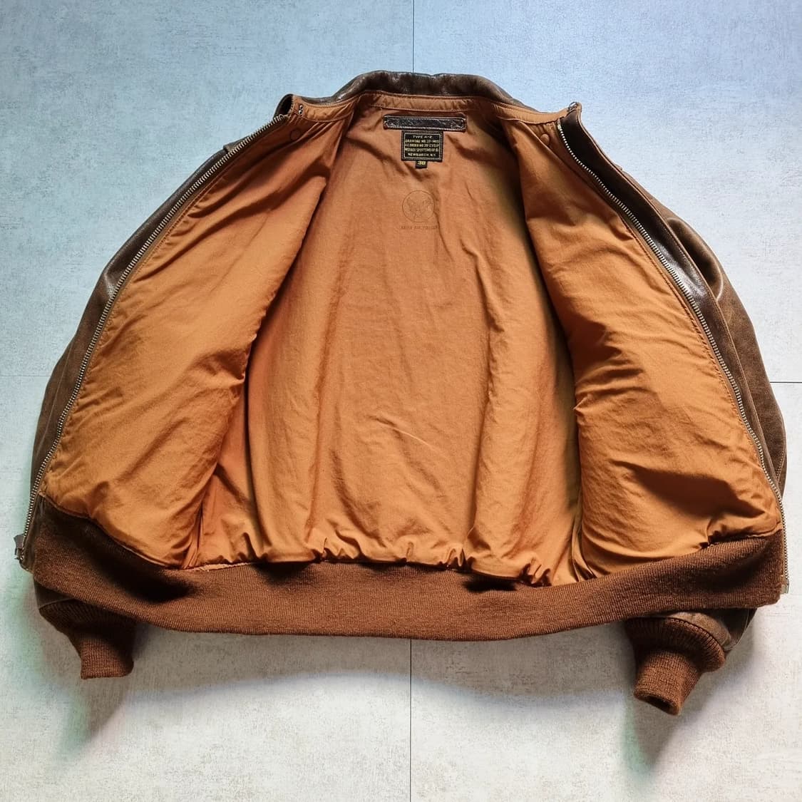 버즈릭슨 A-2 Werber Sportswear 실명복각 38sz 상품이미지6