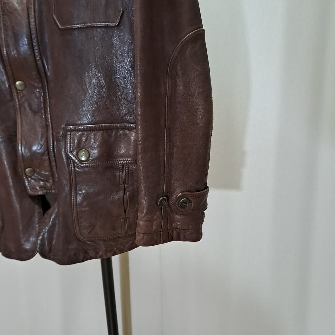 (택포) 코오롱시리즈 4포켓 양가죽 자켓 100 B511 상품이미지4