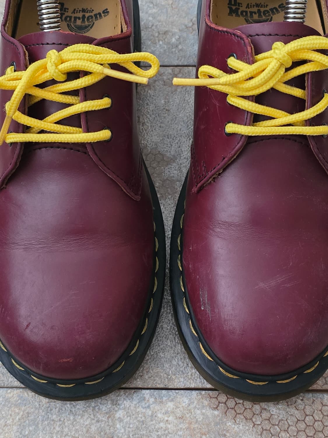 (230)닥터마틴 1461 pw 3홀 체리레드 구두 상품이미지2