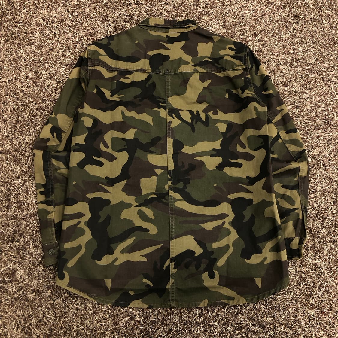 폴프랭크 로고 패치 카모 셔츠 상품이미지4