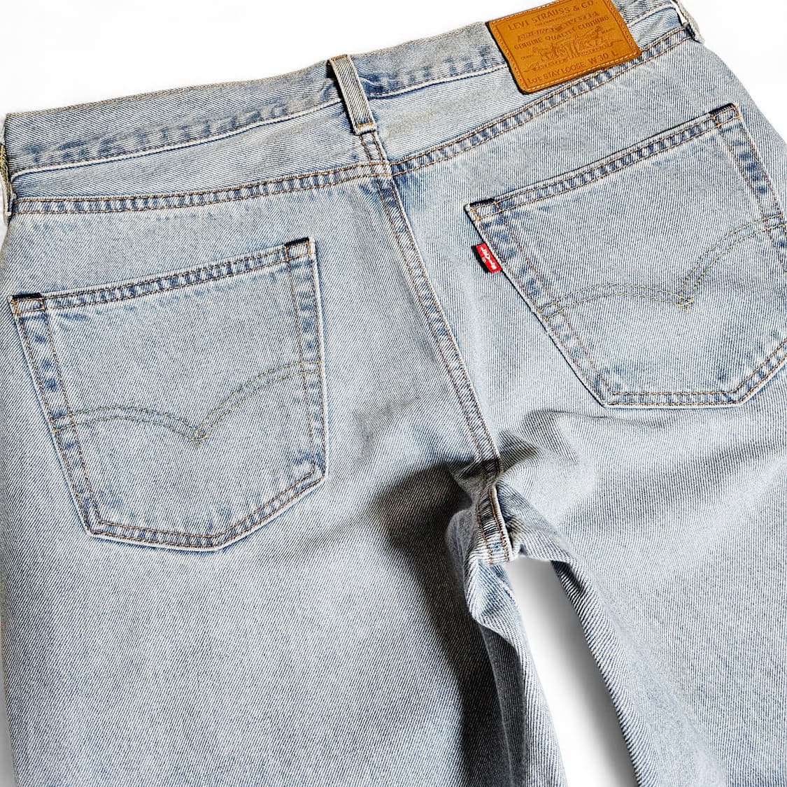 리바이스 빅E 스테이 루즈핏 데님 크롭 진 상품이미지4