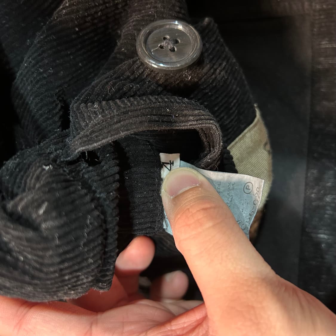 [XL] 03FW 요지 야마모토 y’s for men 코듀로이 더블 자켓 상품이미지7