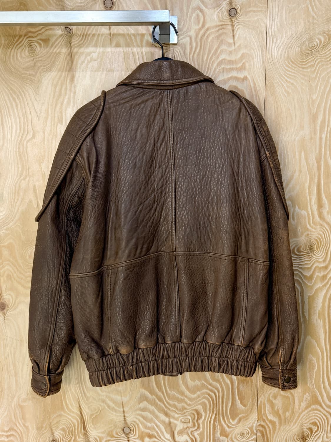 헨리 모렐 램스킨 레더 봄버 자켓 상품이미지6