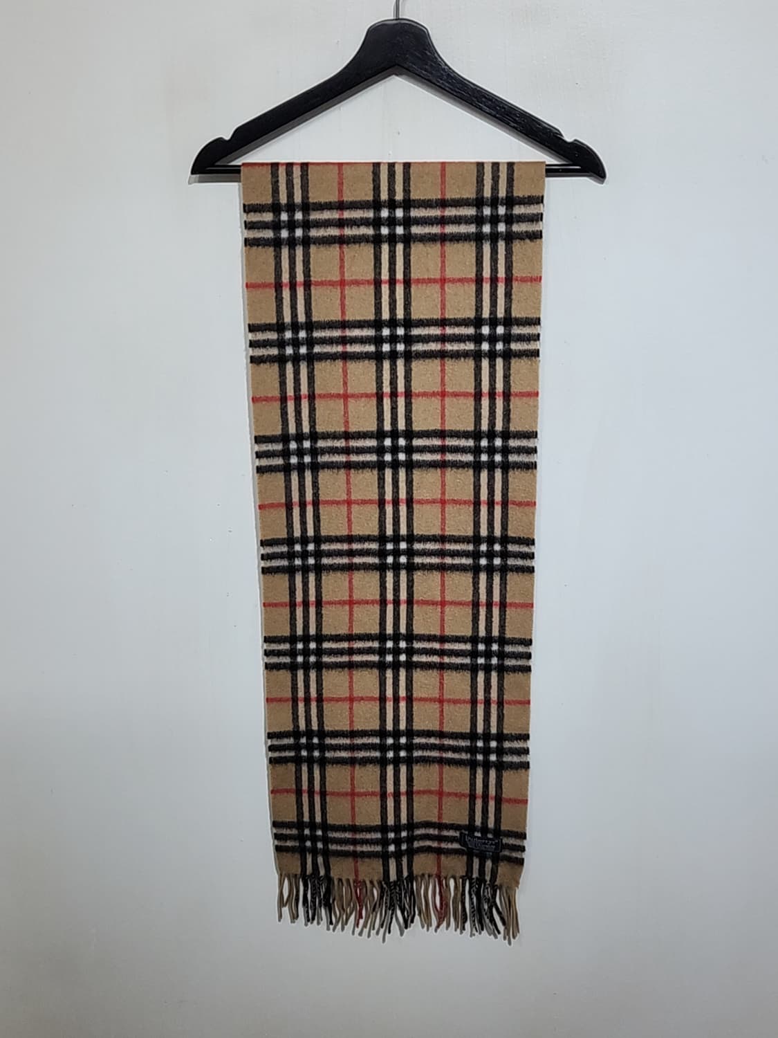 (정품) 버버리 캐시미어 머플러 노바체크 목도리 베이지  상품이미지1