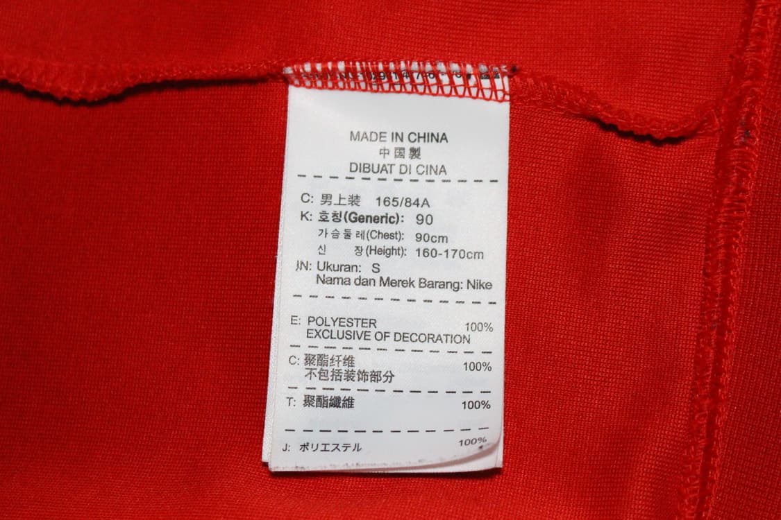 105. 나이키 남자 레드 집업 상품이미지6