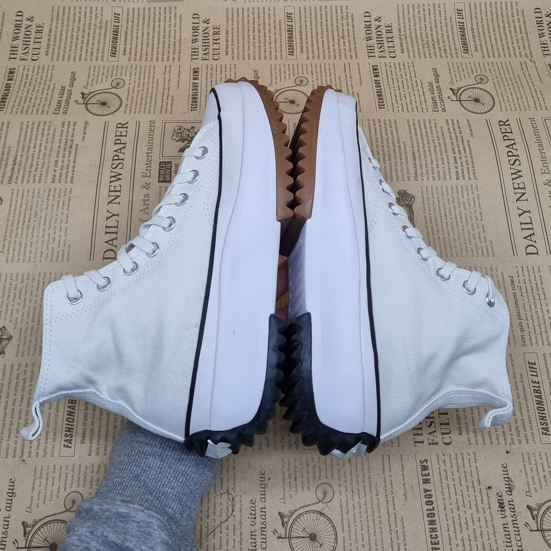 컨버스 런스타하이크 화이트 하이탑250 상품이미지5