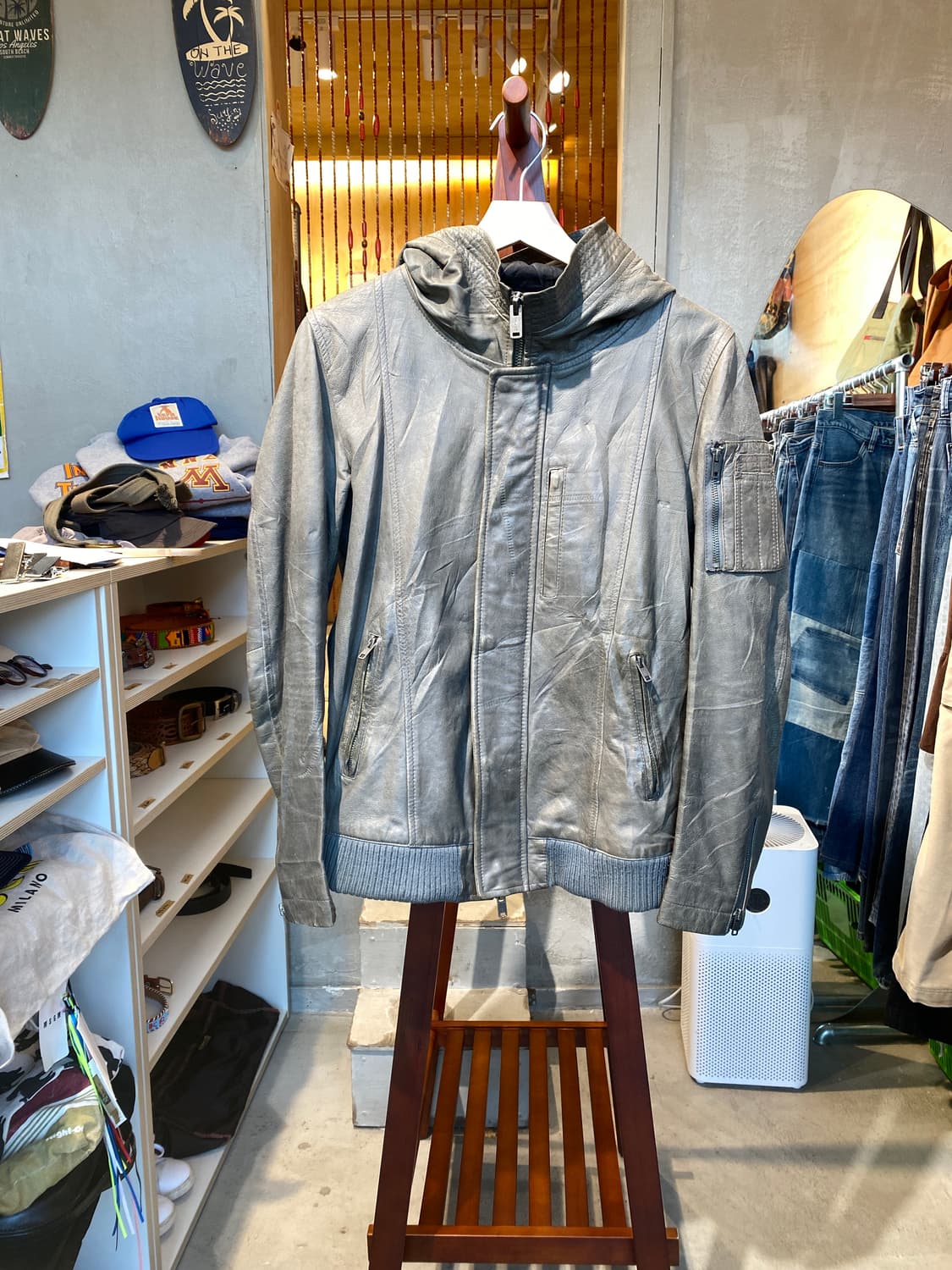 염소가죽 Goat Skin 레더자켓 상품이미지7