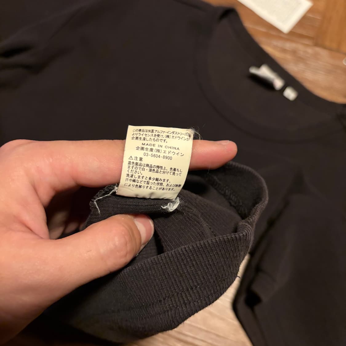 ALPHA INDUSTRIES 머슬핏 판발 니트 티셔츠 상품이미지7