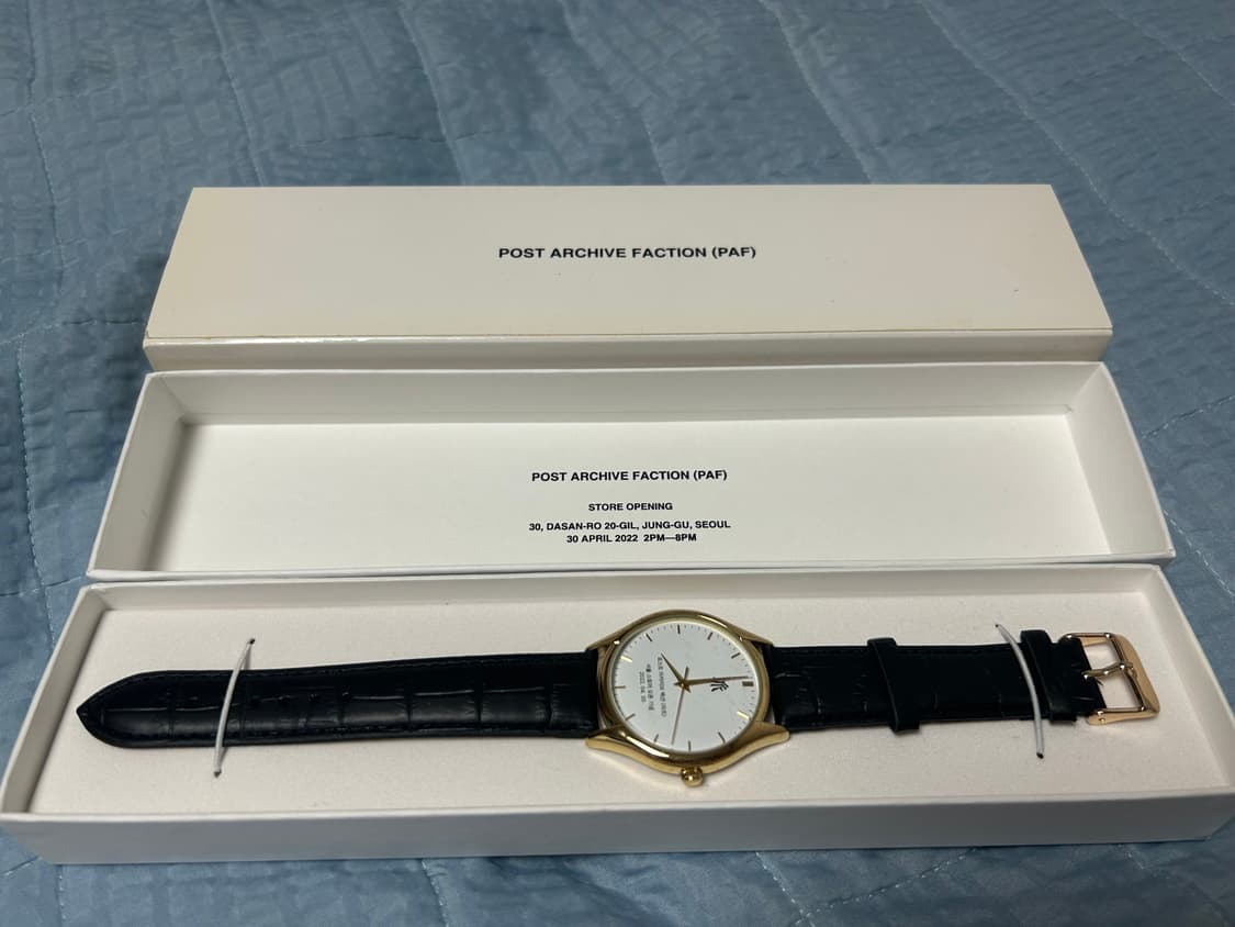 Paf post archive faction 기념 시계 상품이미지5
