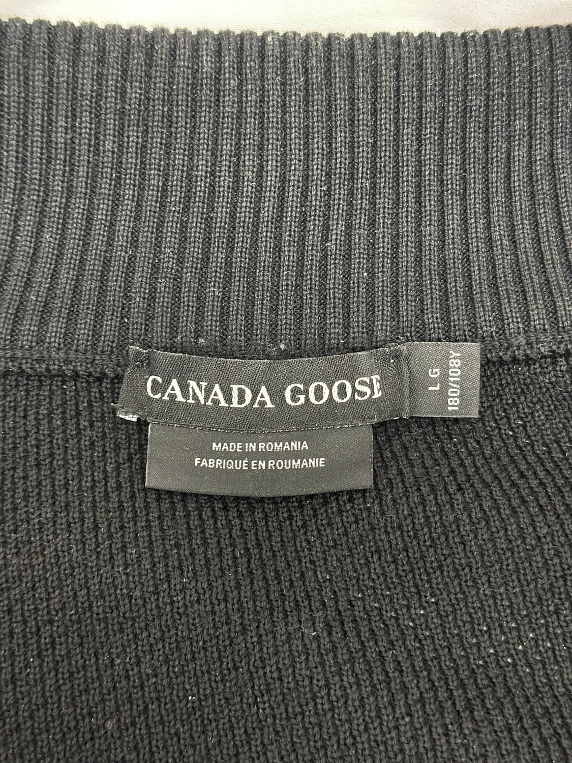 캐나다구스 하이브릿지 니트패딩 L 상품이미지5