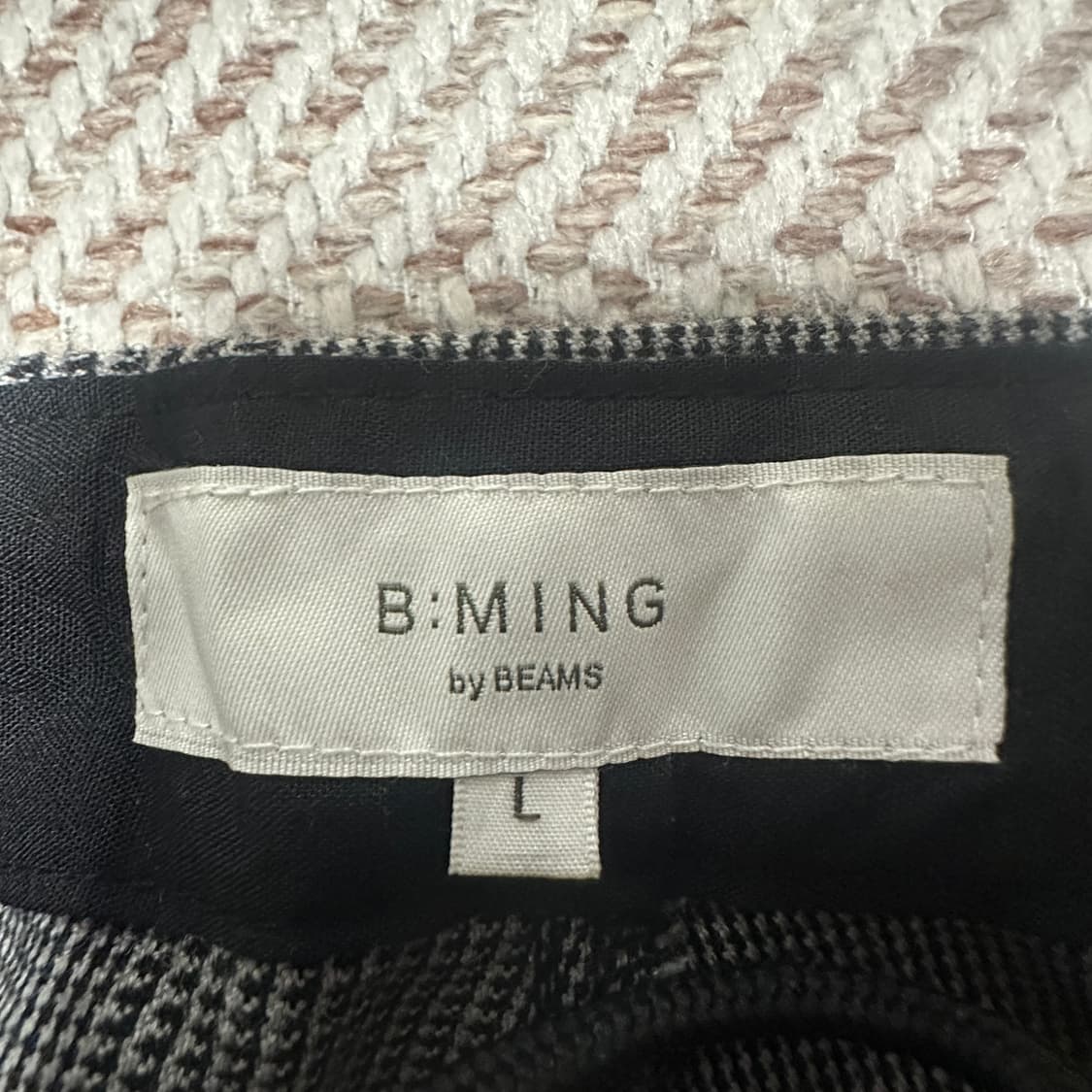 BEAMS glen check casual pants 상품이미지3