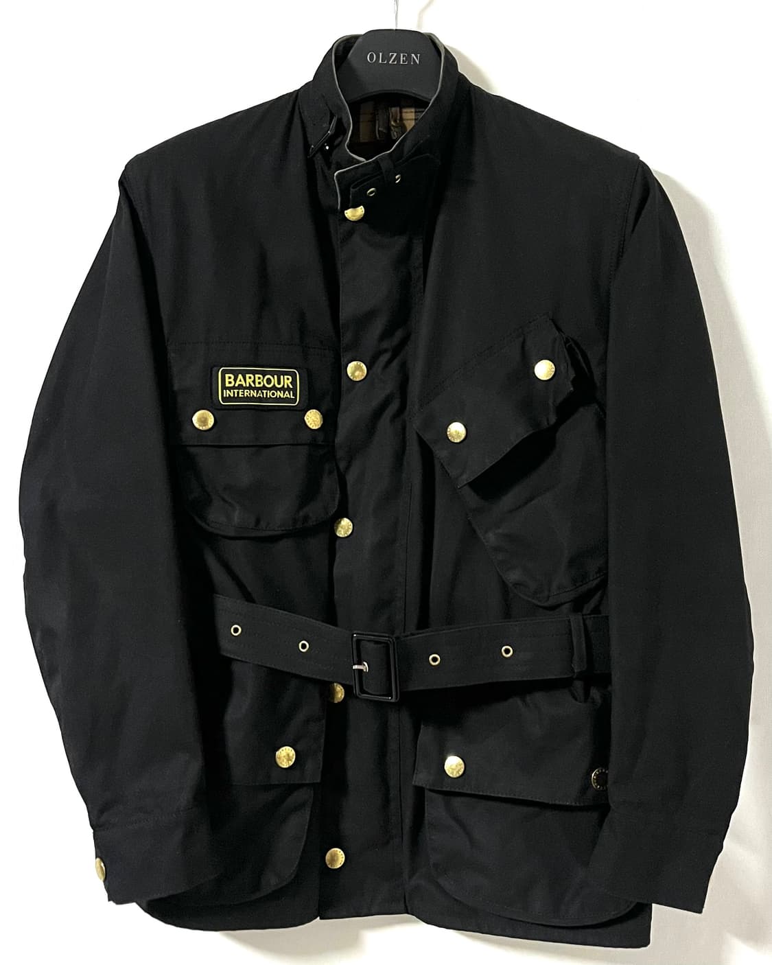 바버 인터네셔널 벨티드 왁스 자켓 상품이미지4