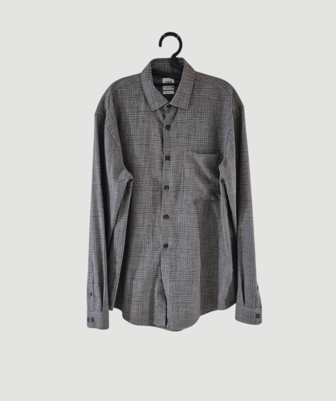 [100~105]자라 빈티지 긴팔 체크셔츠 Men 상품이미지2