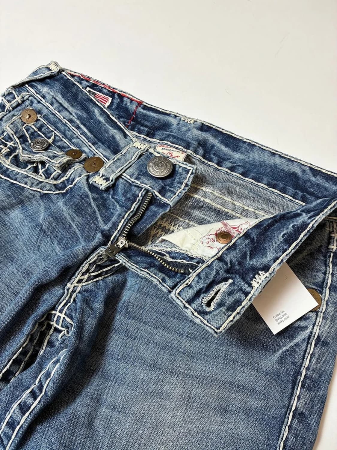 트루릴리젼 00's USA 부츠컷 데님 팬츠 PN9149 상품이미지2