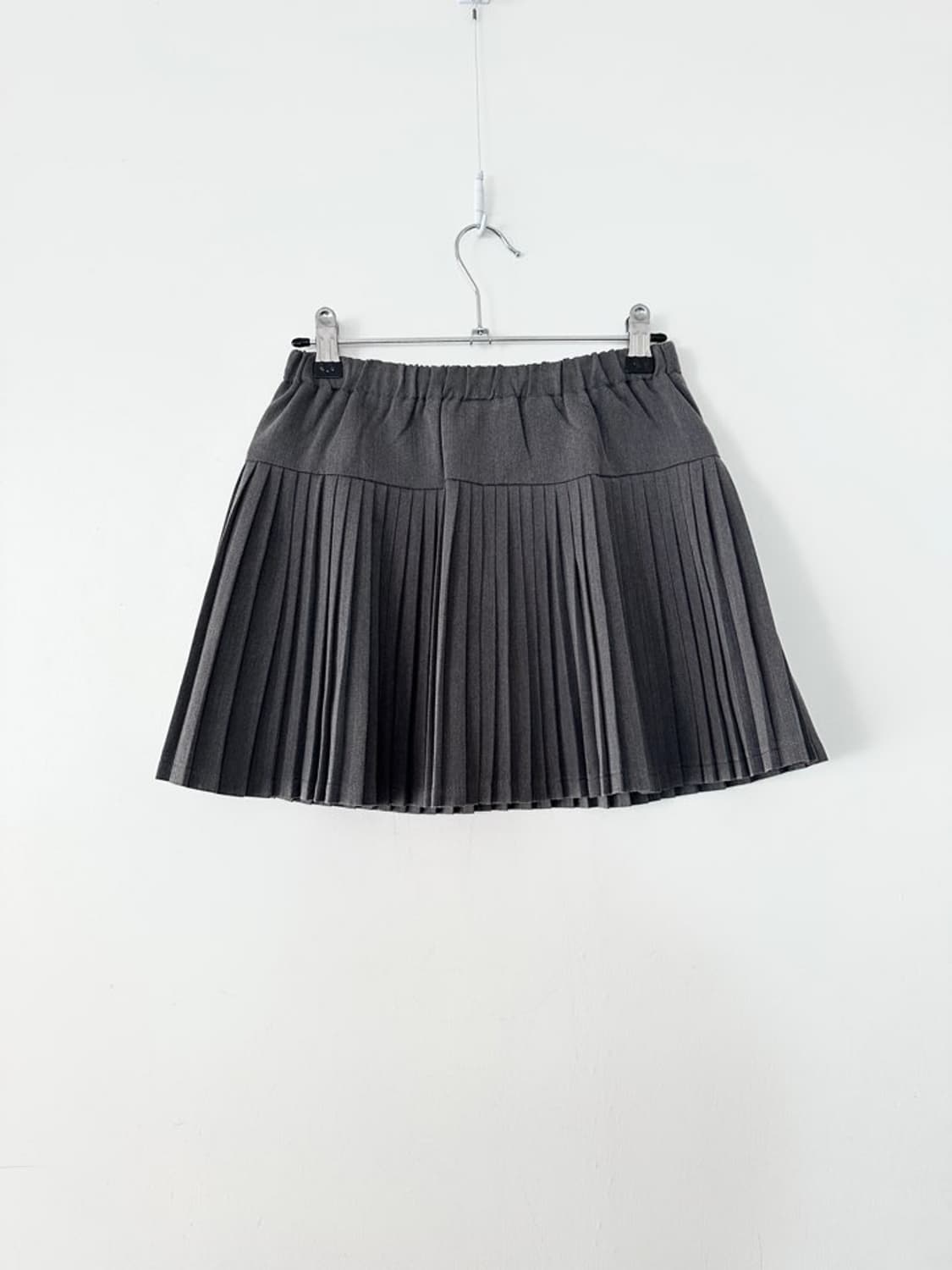 Button pintuck pleats skirt 상품이미지3