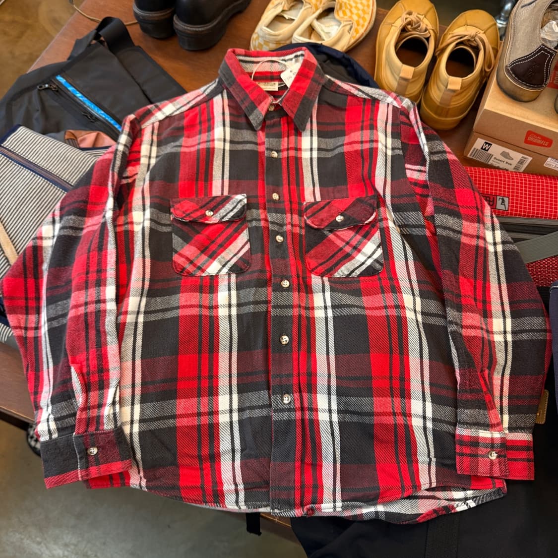 파이브 브라더 헤비 플란넬 셔츠 상품이미지1