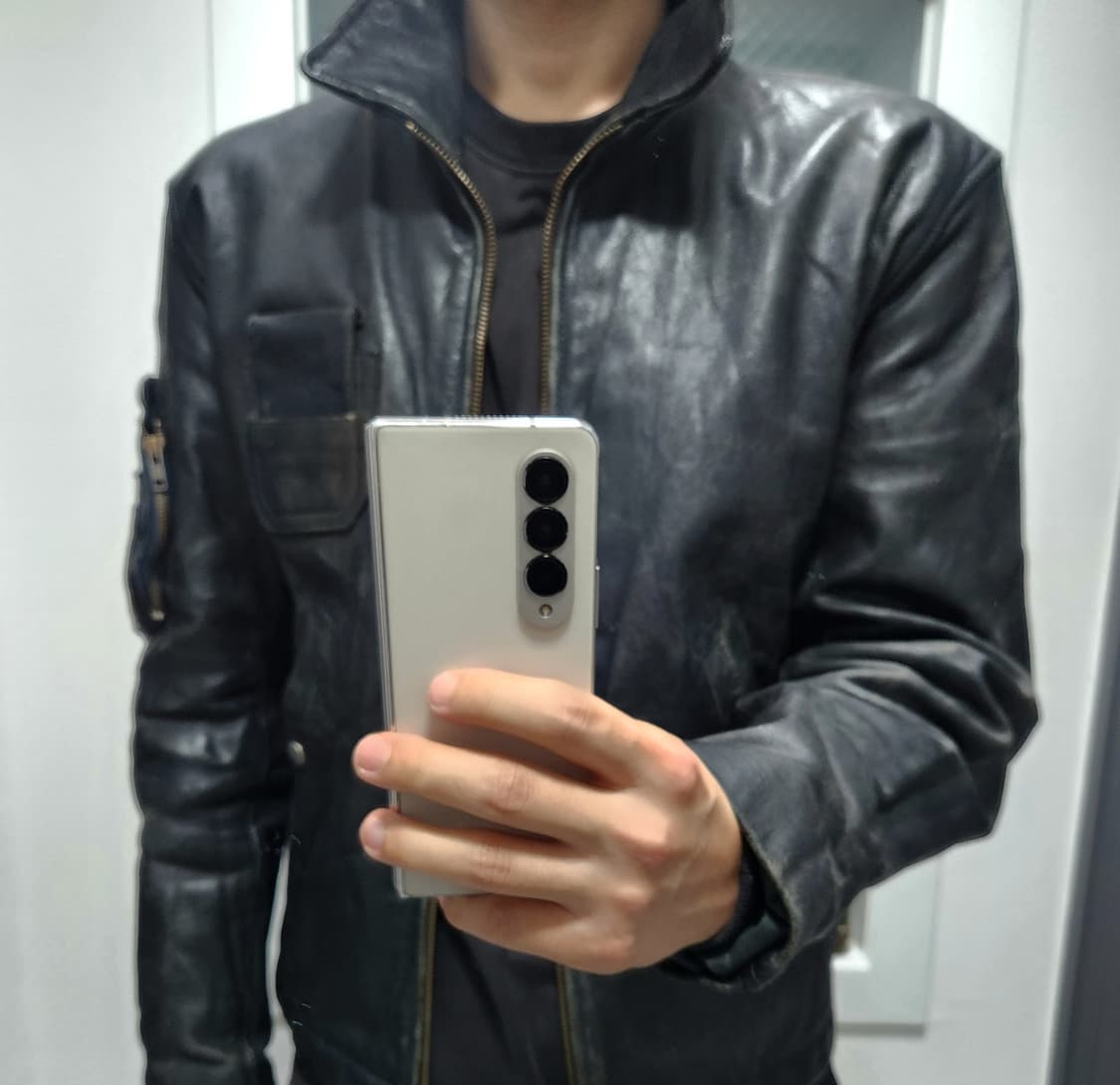 French Air Force Pilot Leather Jacket 상품이미지10