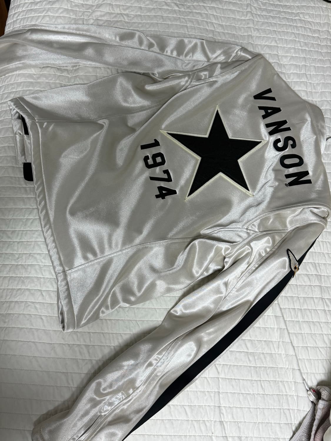 밴슨 레더 스타 자켓 상품이미지2