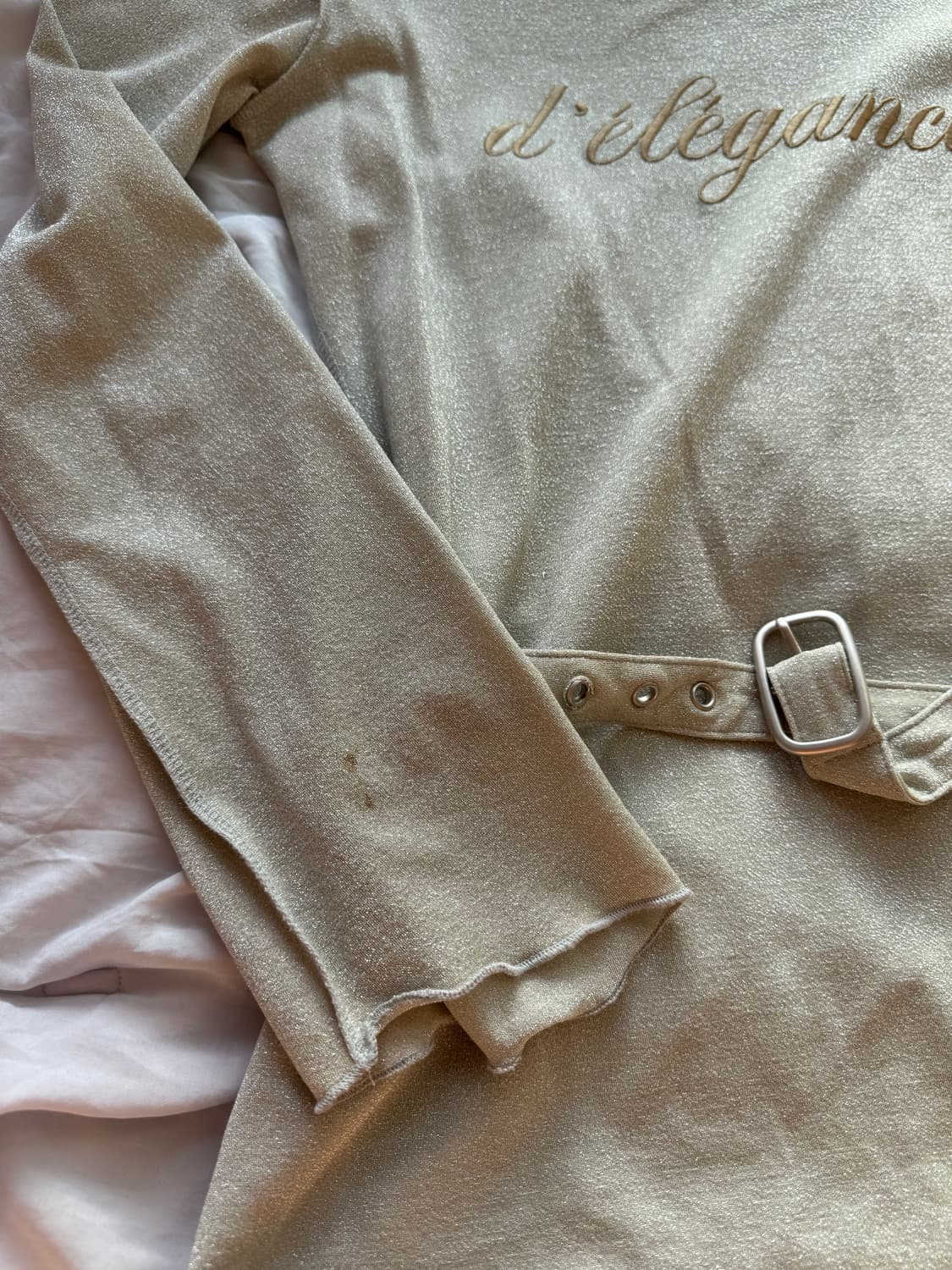 2000 archives 글리터 벨트 탑 상품이미지3