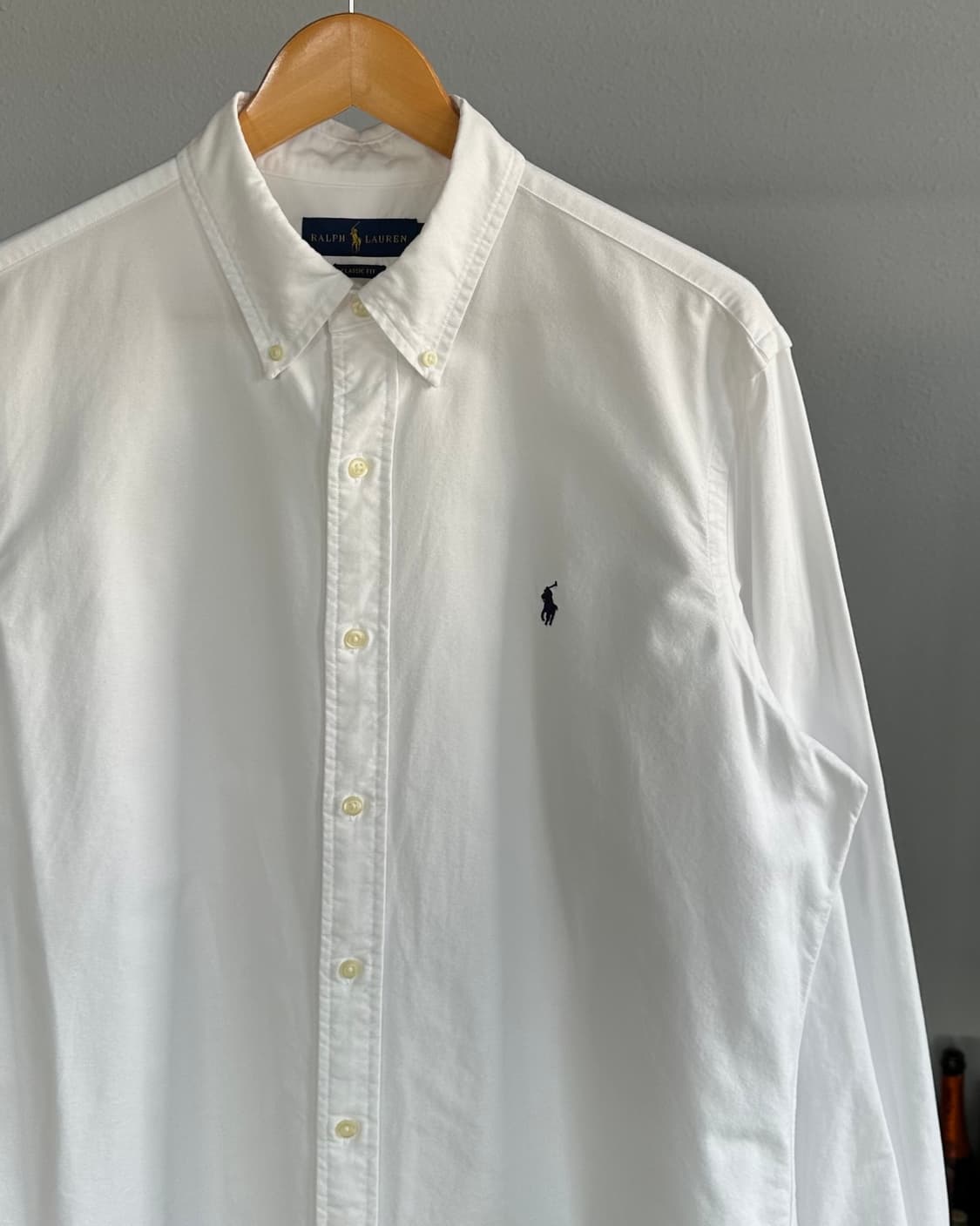 [L]폴로 랄프로렌 클래식핏 옥스포드 화이트 셔츠 상품이미지2