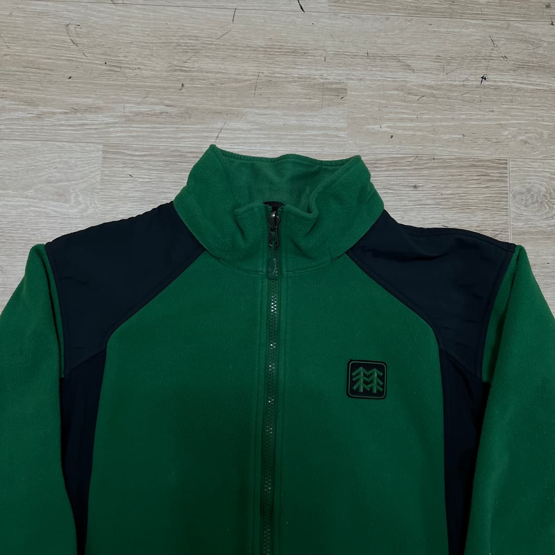 코오롱 윈드스토퍼 배색 플리스 후리스 자켓 [그린] M/95 상품이미지2