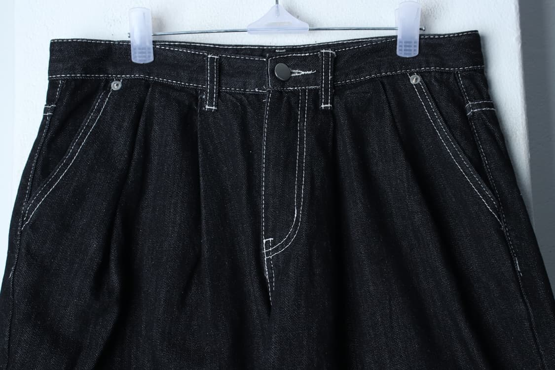 (M-L) 트릴리온 반바지 팬츠 버뮤다 데님 생지 스티치-P1P10250 상품이미지3