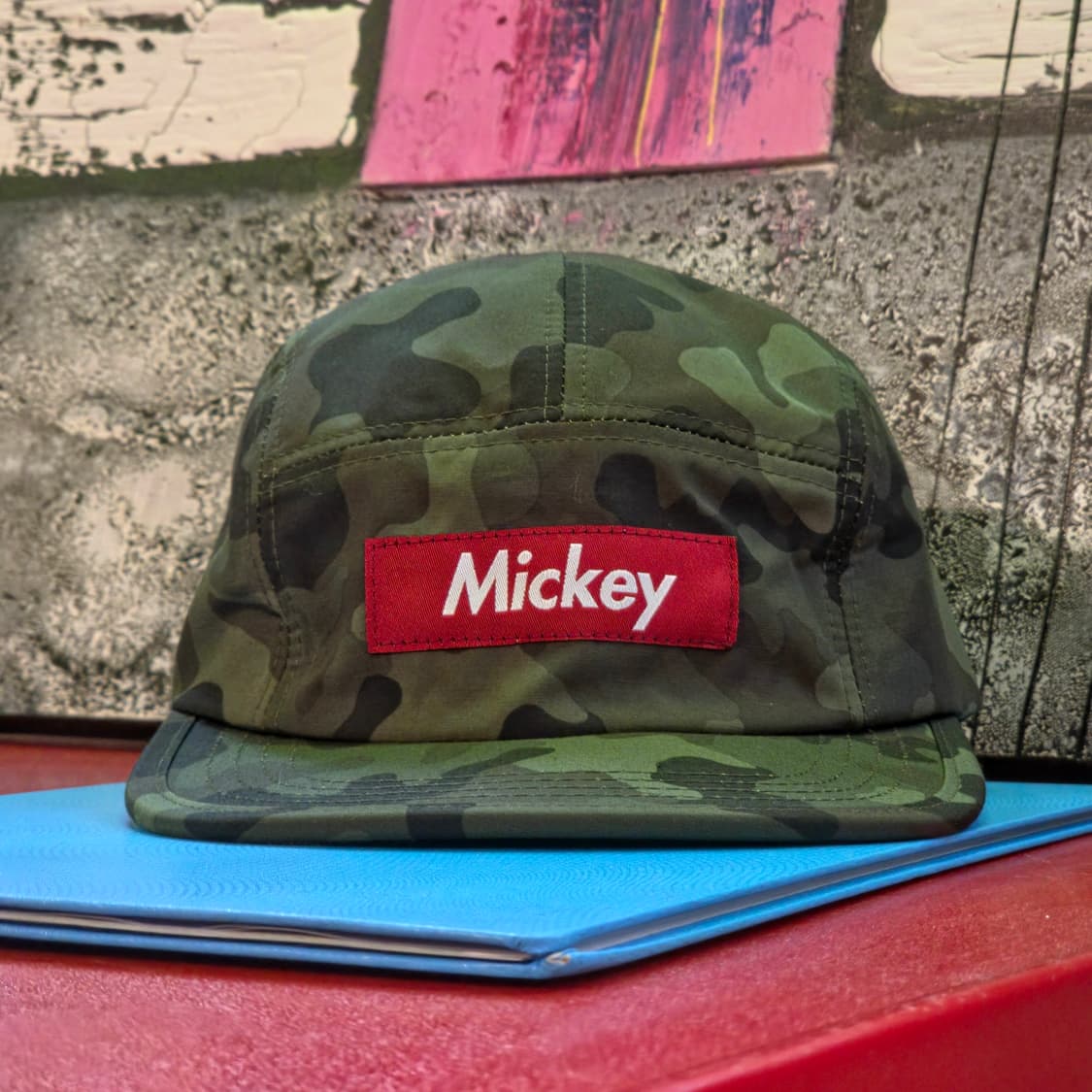 디즈니 미키마우스 카모플라쥬 캠프캡 모자 상품이미지2