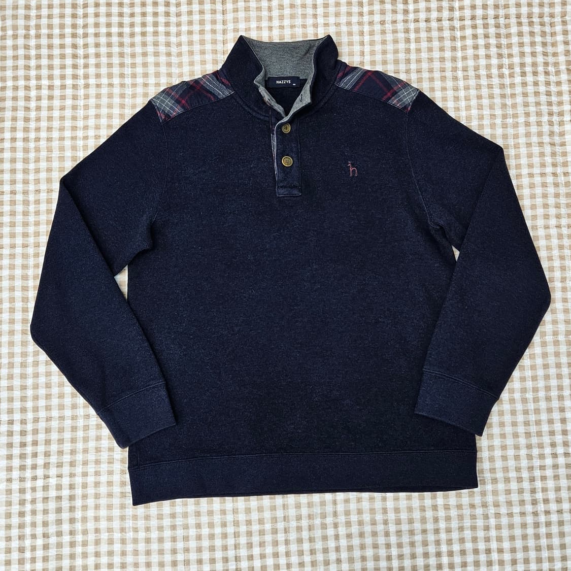 헤지스 하프 맨투맨 남자100 상품이미지1