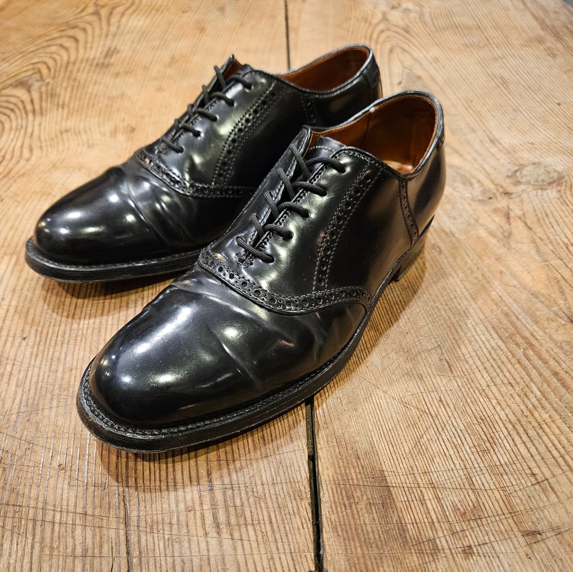 알든 옥스포드블랙 코도반 새들슈즈 상품이미지3