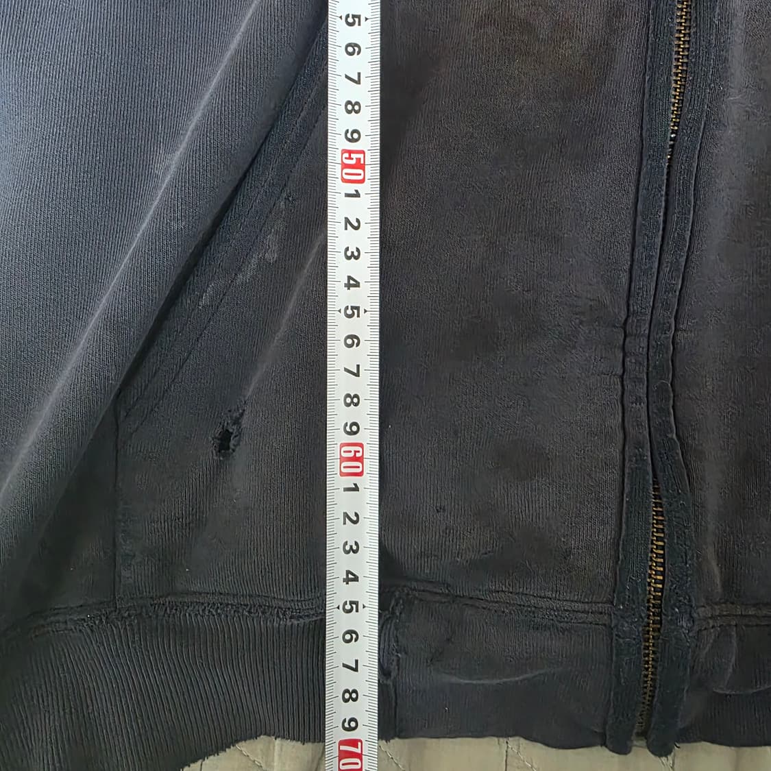 [XL] 빈티지 Y2K 칼하트 트래쉬드 후드집업 칸예 상품이미지8