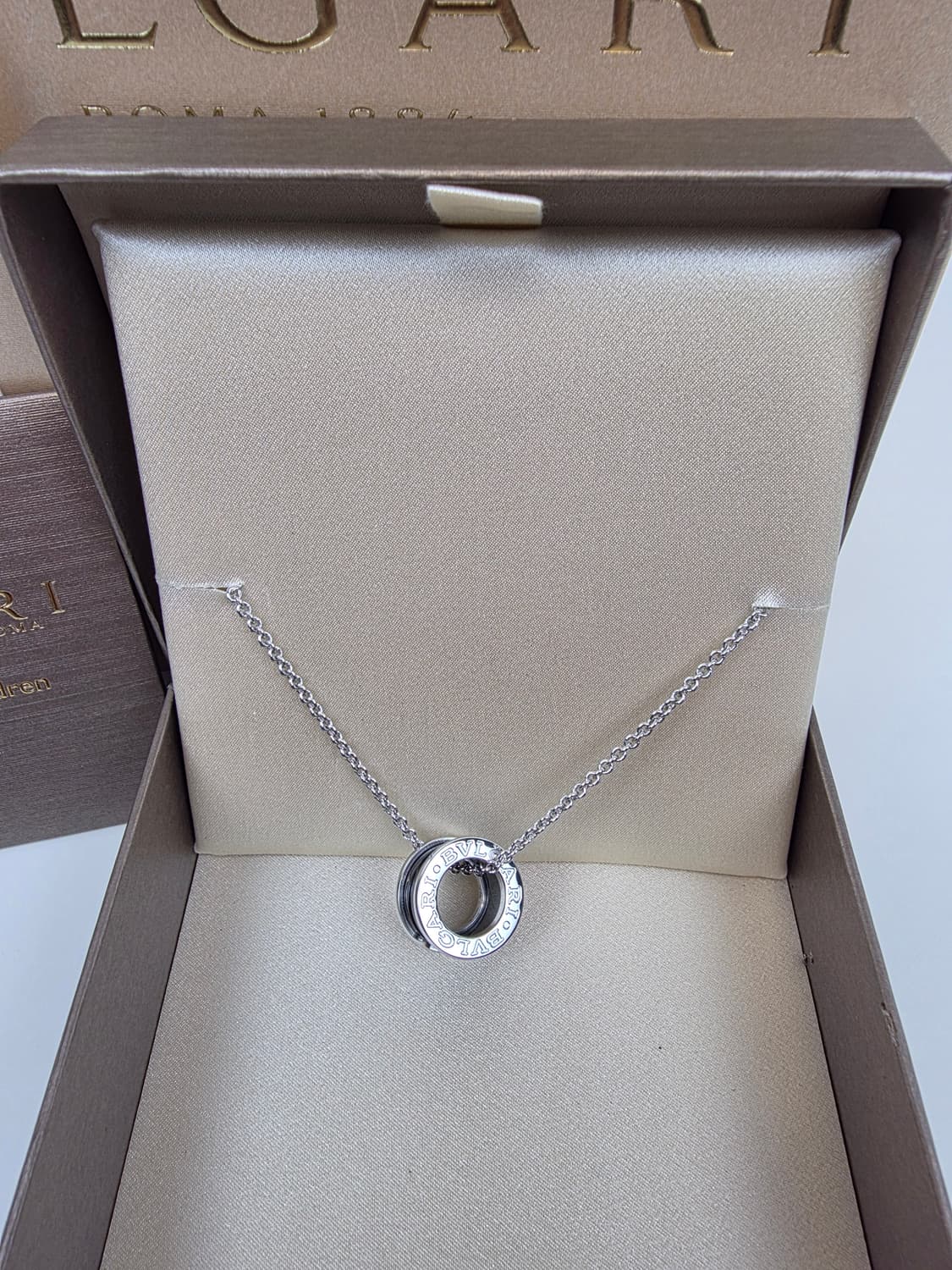 (새상품) 불가리 세이브더칠드런 목걸이 블랙 세라믹 상품이미지6