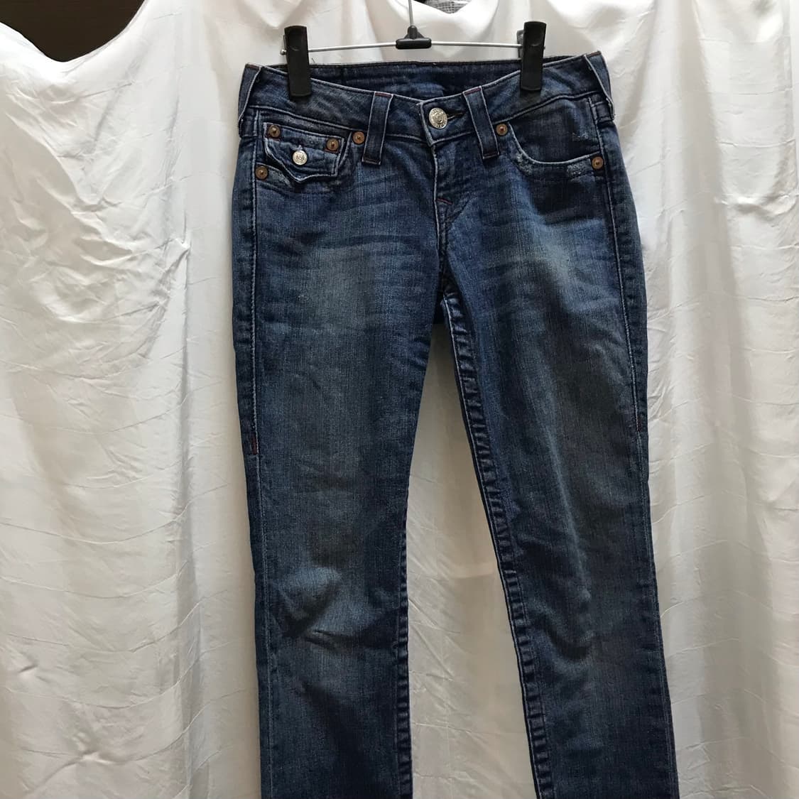 True Religion 트루릴리전 로우 워싱 스키니 데님 상품이미지4