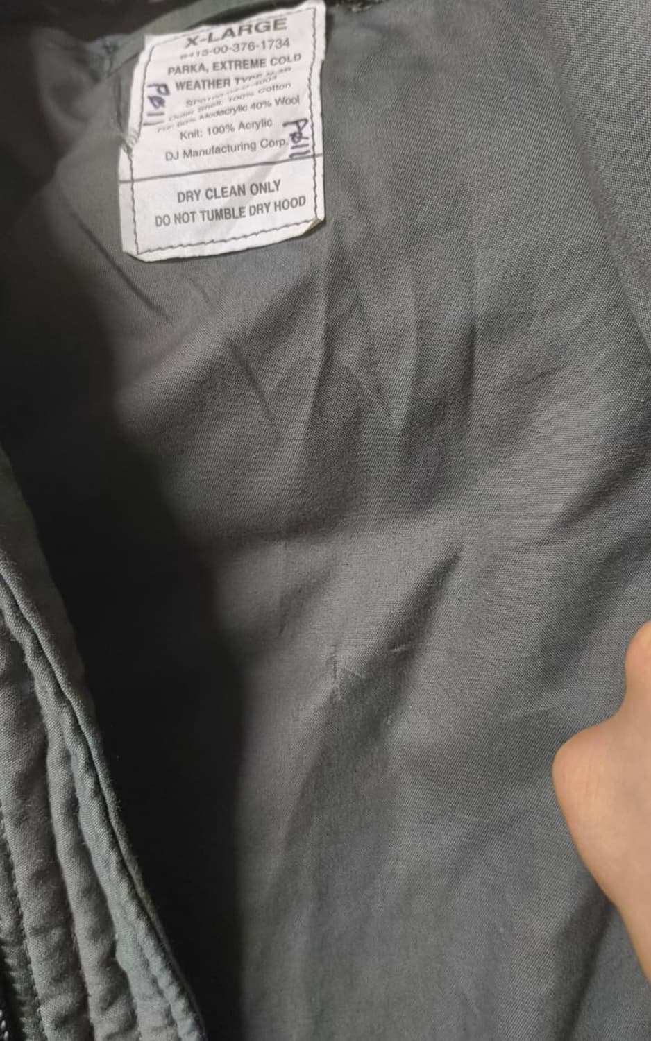 [XL] 미군 n3b 파카  상품이미지7