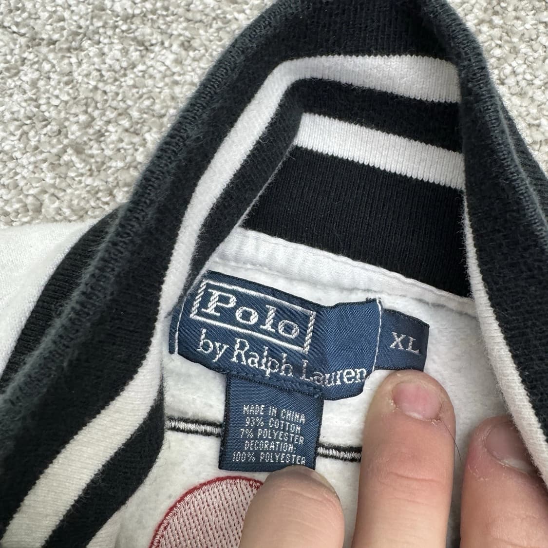 대장급 폴로 랄프로렌 재팬 빅포니 트랙 자켓 화이트 상품이미지2