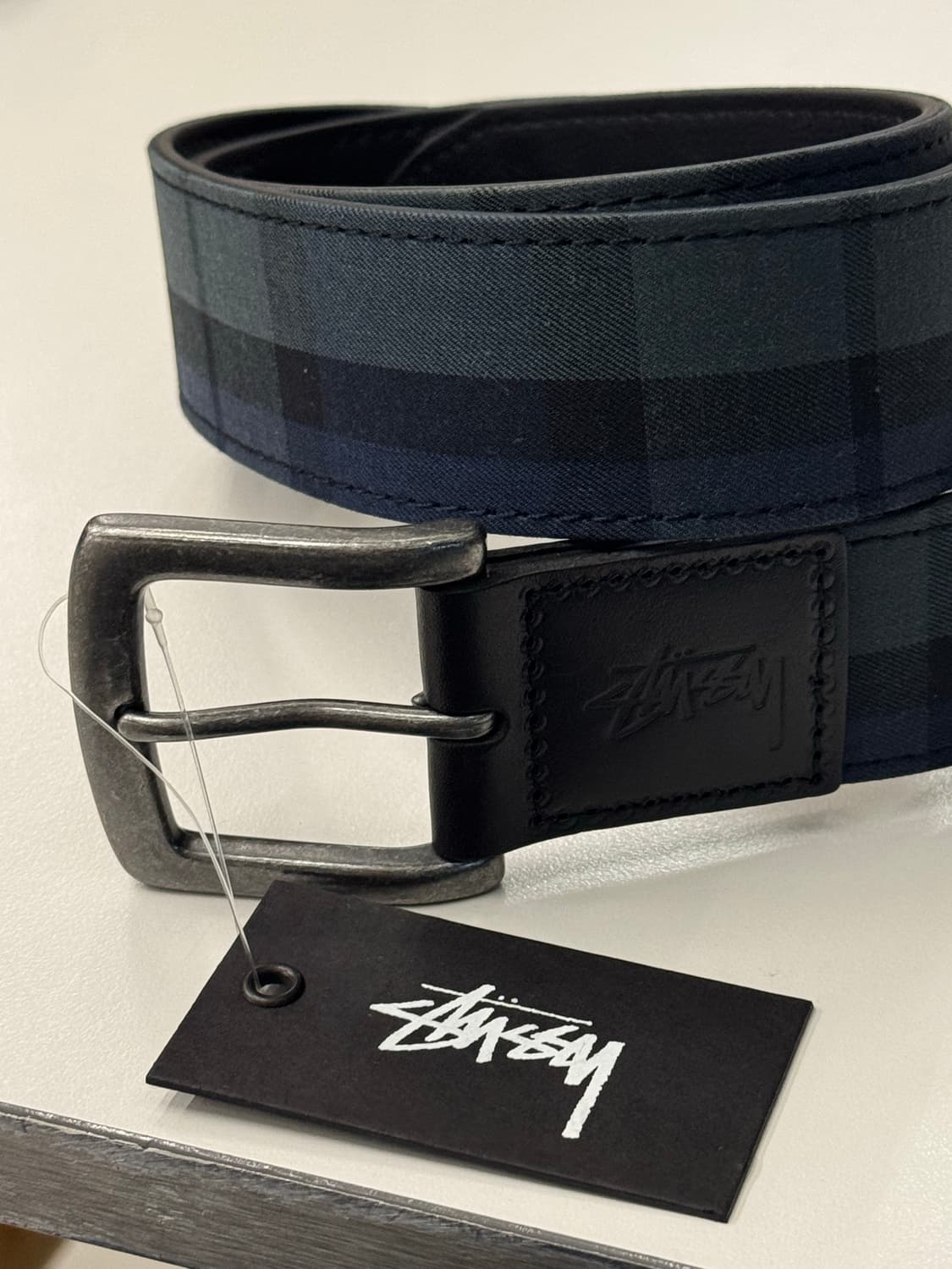 스투시 로고 벨트 타탄체크 상품이미지2