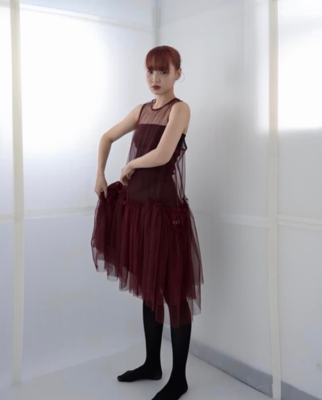 에옹쓰 eonts 샤샤 원피스 2021 ver. burgundy 상품이미지1