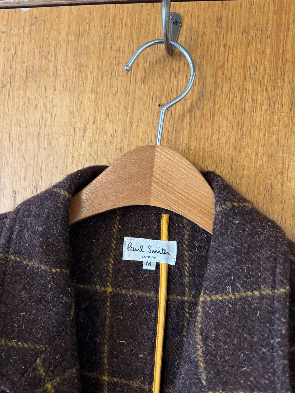 폴스미스 브라운 체크 트위드 블레이저 상품이미지3